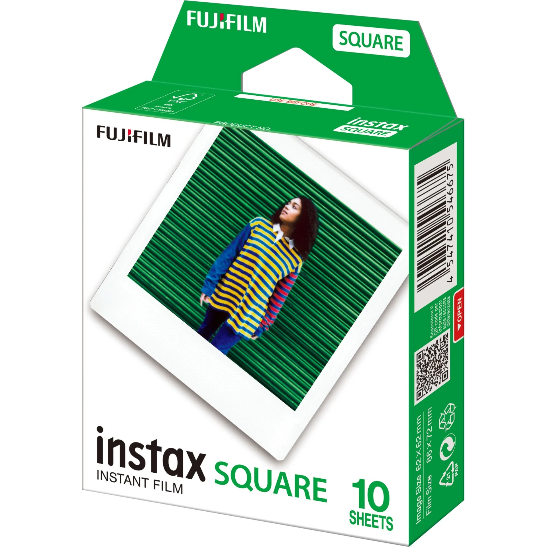 Fujifilm 1 Instax Square Film white frame NEU Kamera & Foto