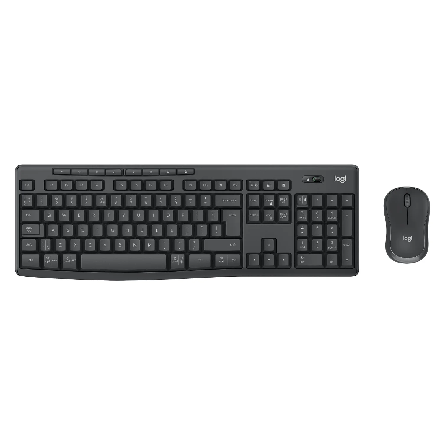 Logitech Desktop MK370 Wireless Black   US Layout Tastaturen & Maeuse