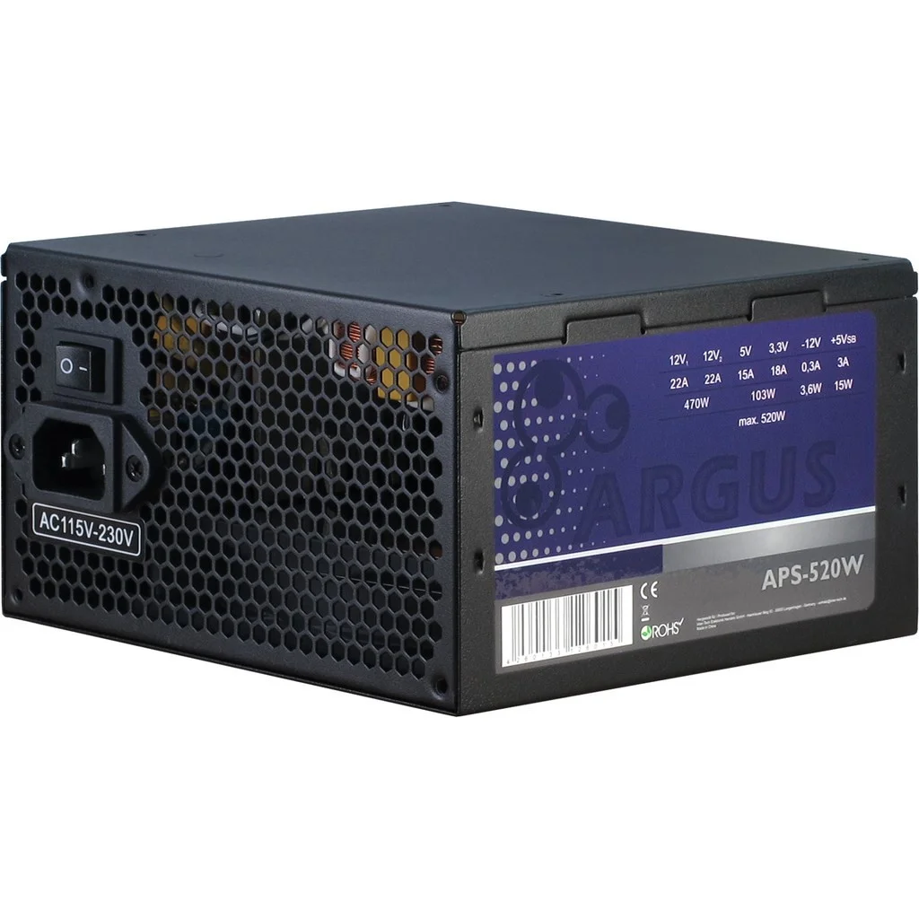 Inter Tech 520W Argus APS 520W PC-Zubehoer
