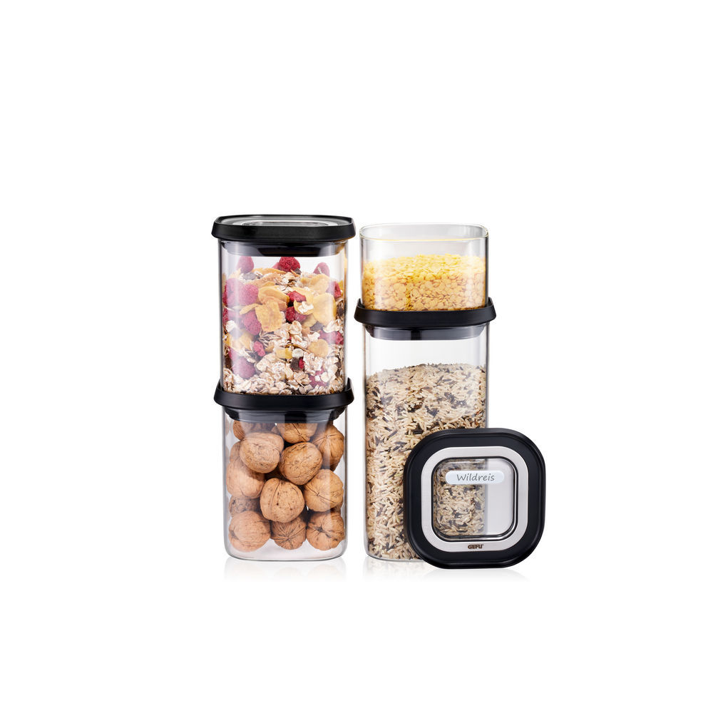 Gefu Vorratsdosen Set Pantry  4 tlg  Kuechenmaschinen