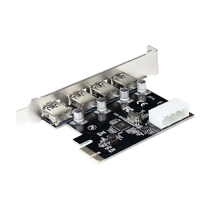 LogiLink 4 Port USB 3 0 PCI Express Karte PC-Zubehoer