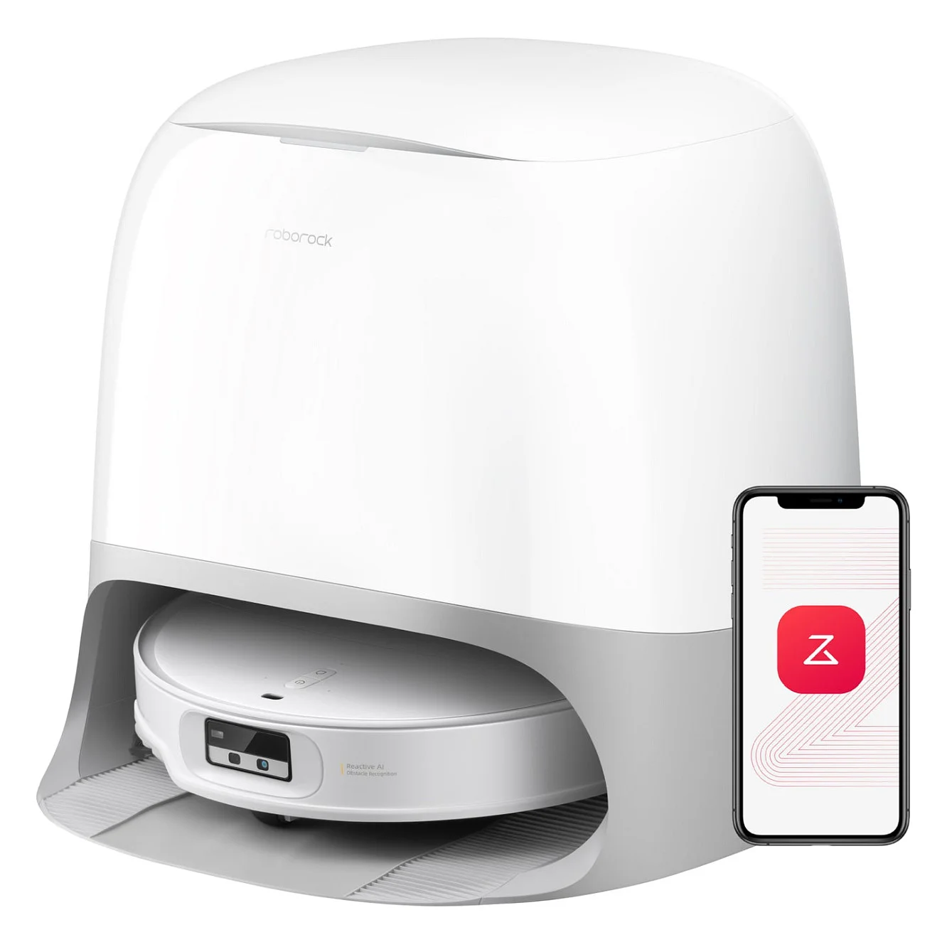 Roborock Qrevo CurvX 0 258 l Weiss Staubsauger & Reiniger