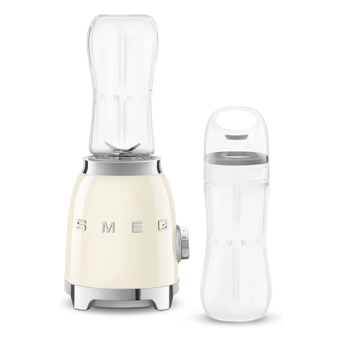 SMEG pbf01creu mixer aus edelstahl  creme Kuechenkleingeraete