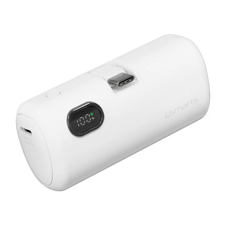 4SMARTS powerbank picofold 5000mah 22 5w  weiss Akkus Powerbanks & Kabel