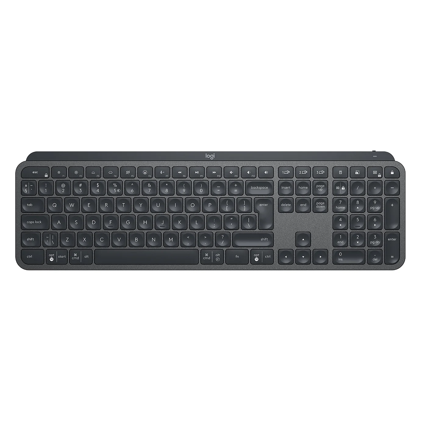 Logitech MX Keys for Business  US  graphite BT Tastaturen & Maeuse