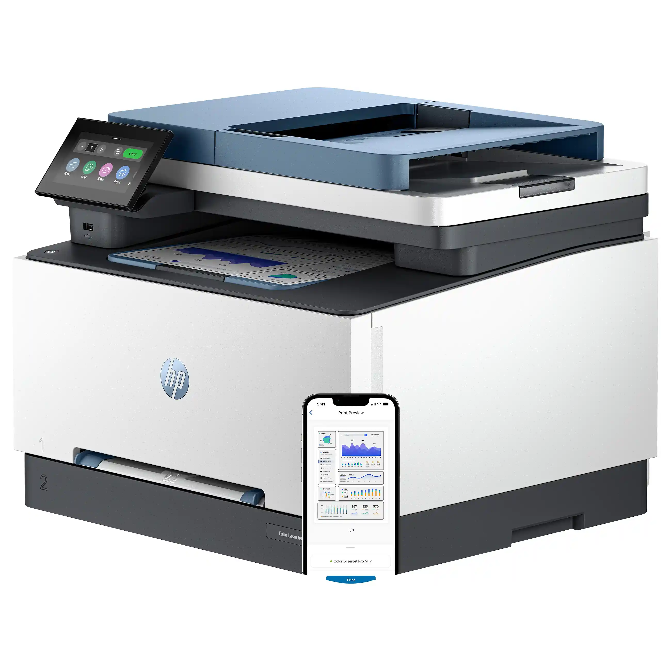 HP LaserJet Pro 3302fdng Multifunction Farbe Drucker  Nur Ethernet  Kopierer  Scanner Drucker & Scanner