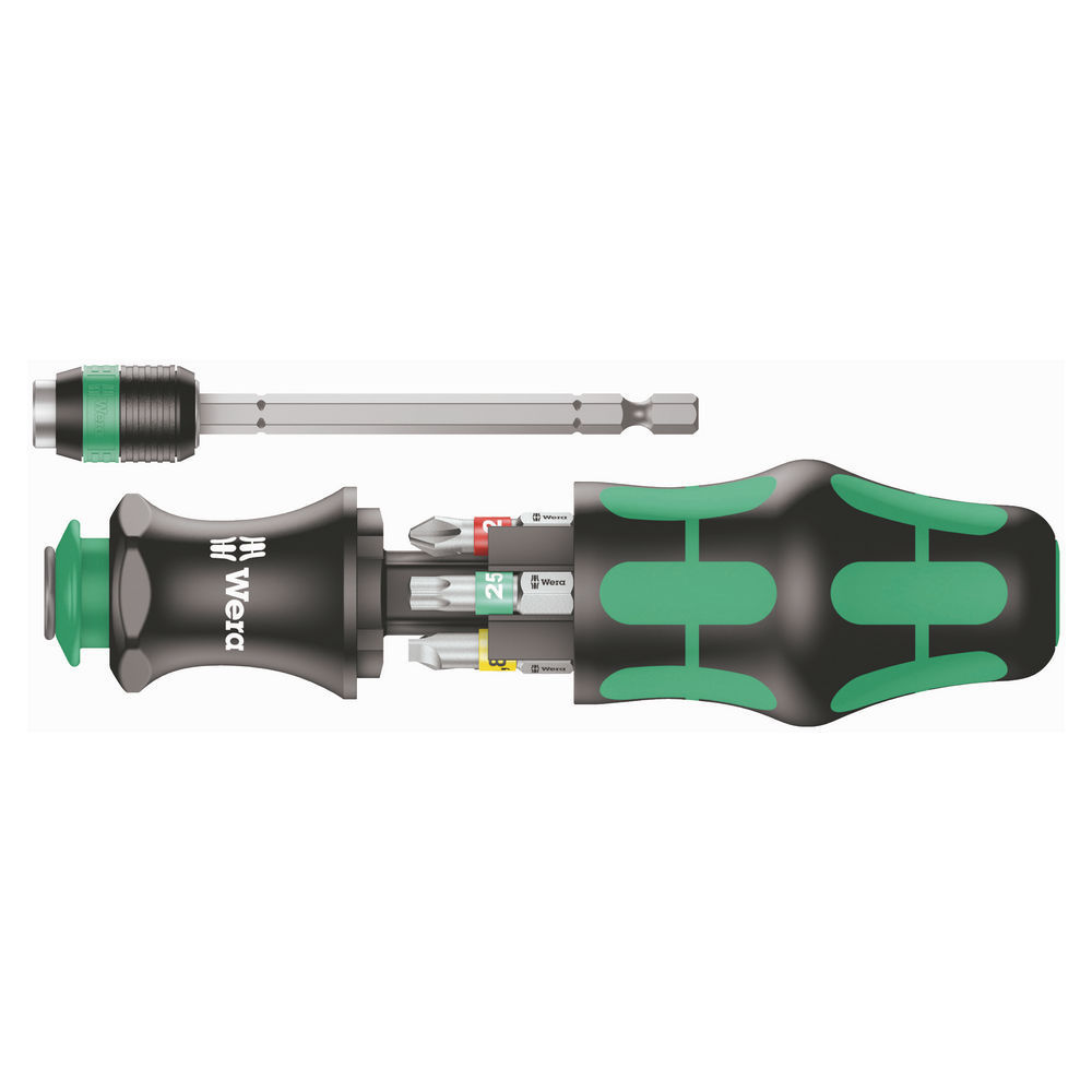 Wera Kraftform Kompakt 20 Kombi Schrauber mit 6 Bits Bohrer- & Schrauberzubehoer