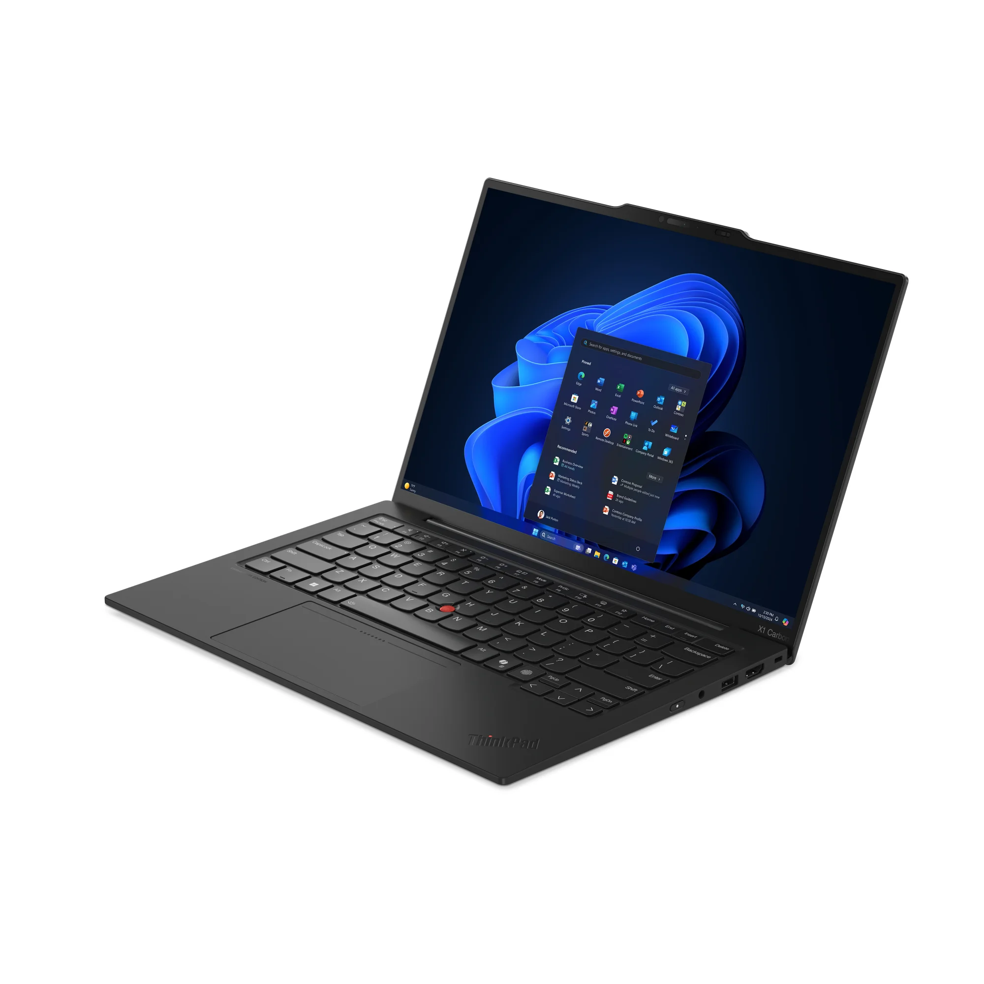 Lenovo ThinkPad X1 Carbon Gen 13 Aura Edition Copilot  PC Intel Core Ultra 7 258V Laptop 35 6 cm  14   2 8K 32 GB LPDDR5x SDRAM 1 TB SSD Wi Fi 7  802 11be  Windows 11 Pro Deutsch Schwarz Notebooks & E-Book Reader