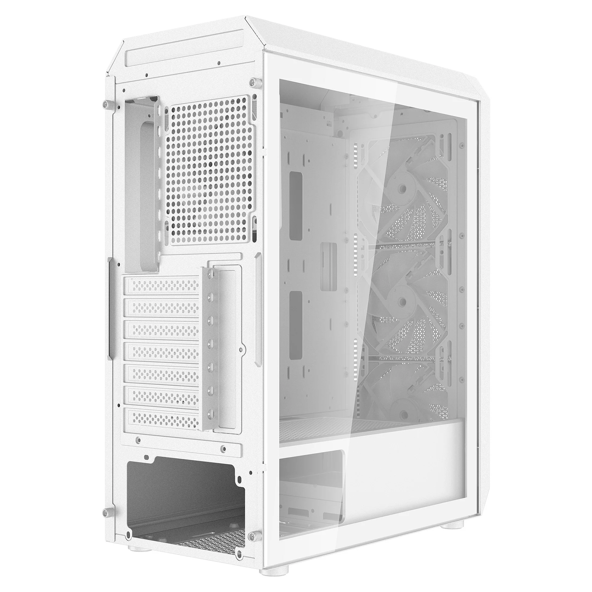 XPG VALOR AIR PLUS MID TOWER GEHAeUSE Weiss PC-Komponenten