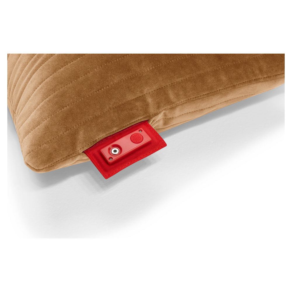 Fatboy Heizkissen Hotspot Pillow Line Velvet Quadro  Almond Wohnaccessoires