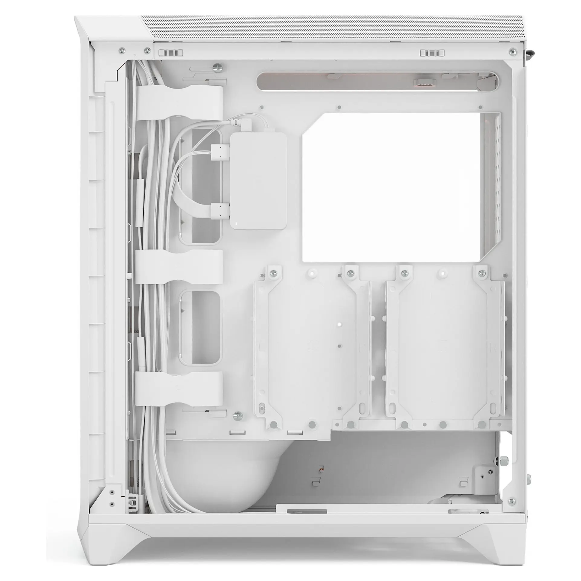 Fractal Design Midi Meshify 3 Ambience Pro RGB White TG Clear Tint PC-Zubehoer