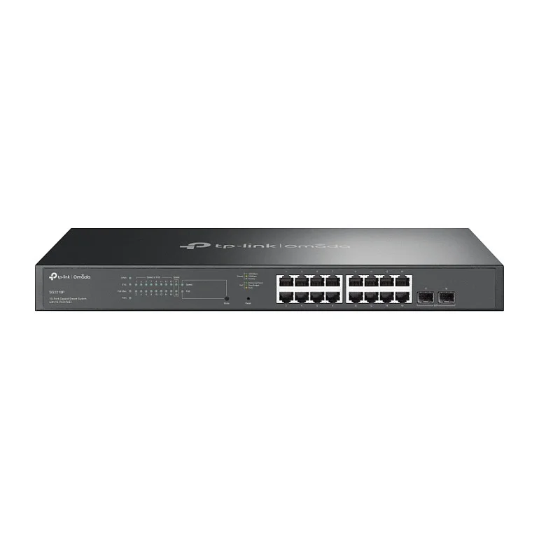 TP Link Omada SG2218P Netzwerk Switch Managed L2 L2  Gigabit Ethernet  10 100 1000  Power over Ethernet  PoE  1U Schwarz Switches