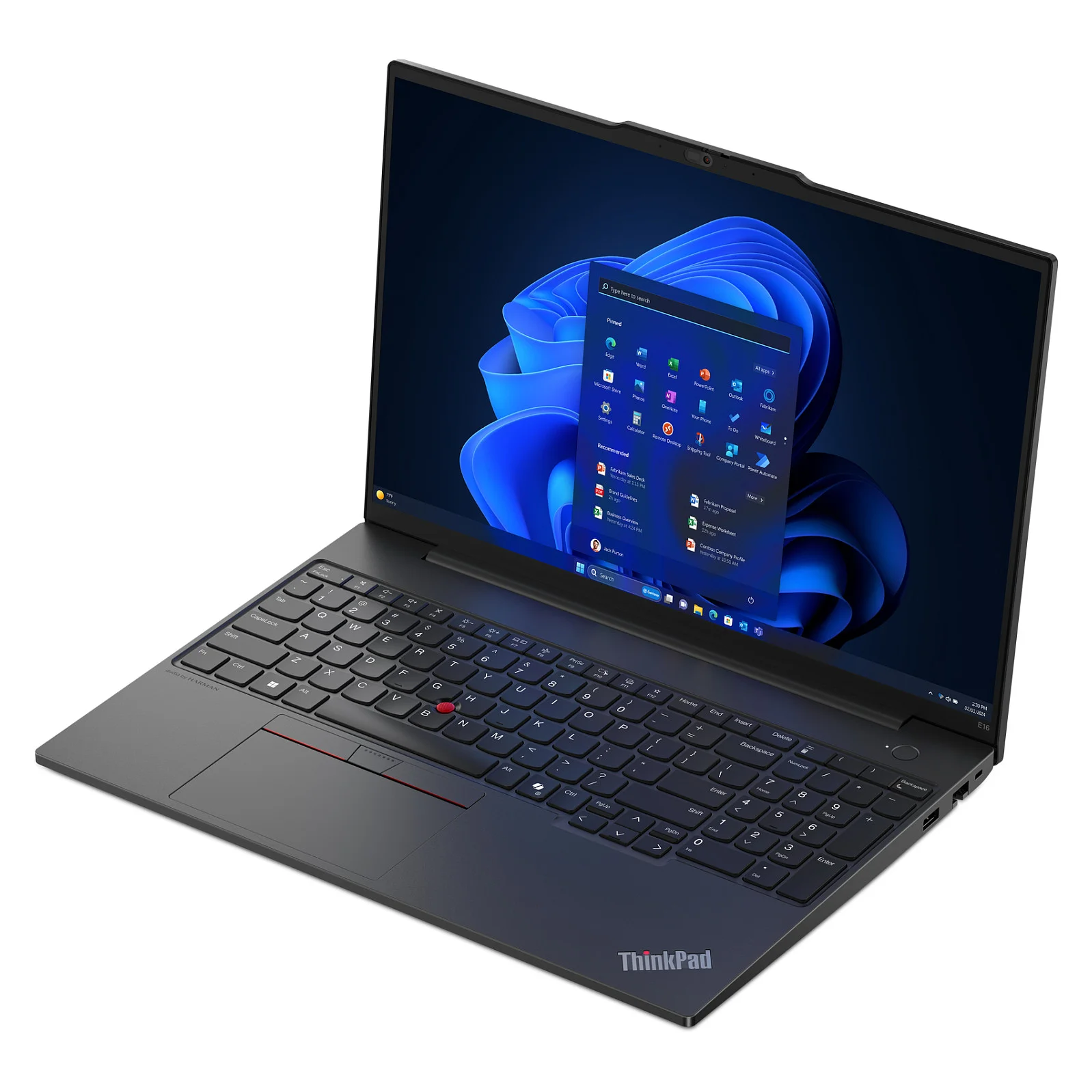 Lenovo ThinkPad E16 Gen 2  Intel  Intel Core Ultra 7 155H Laptop 40 6 cm  16   WUXGA 32 GB DDR5 SDRAM 1 TB SSD Wi Fi 6E  802 11ax  Windows 11 Pro Deutsch Schwarz Notebooks & E-Book Reader