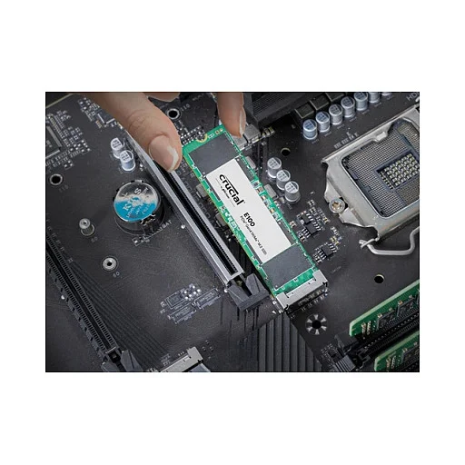 Crucial M 2 480GB  2280  E100 Gen4 NVMe PCIe intern retail Speichermedien