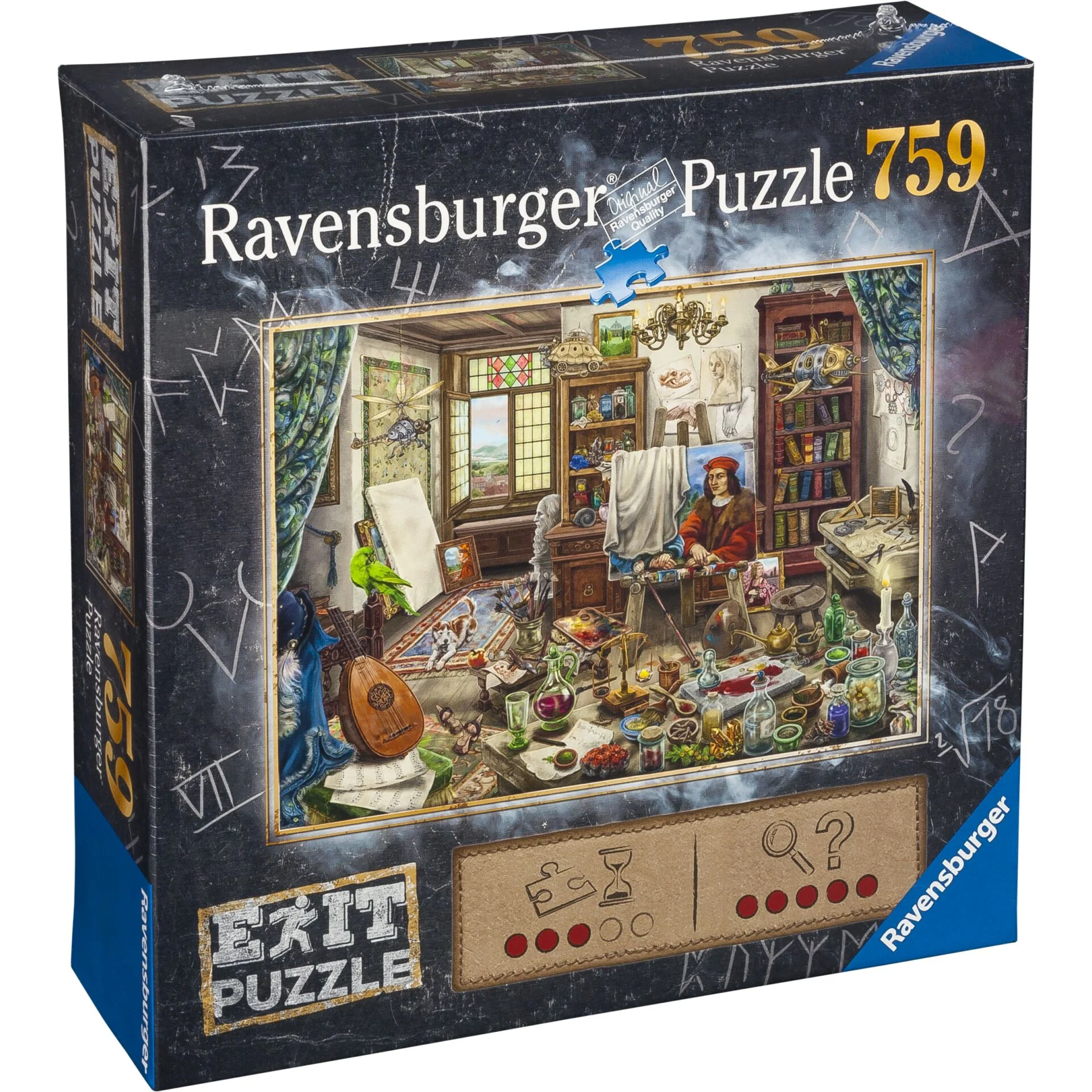 Ravensburger Exit Puzzle Kuenstleratelier Brettspiele & Puzzle