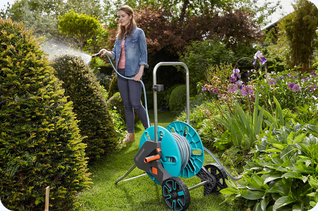 Ratgeber: Schlauchwagen für die Gartenpflege.