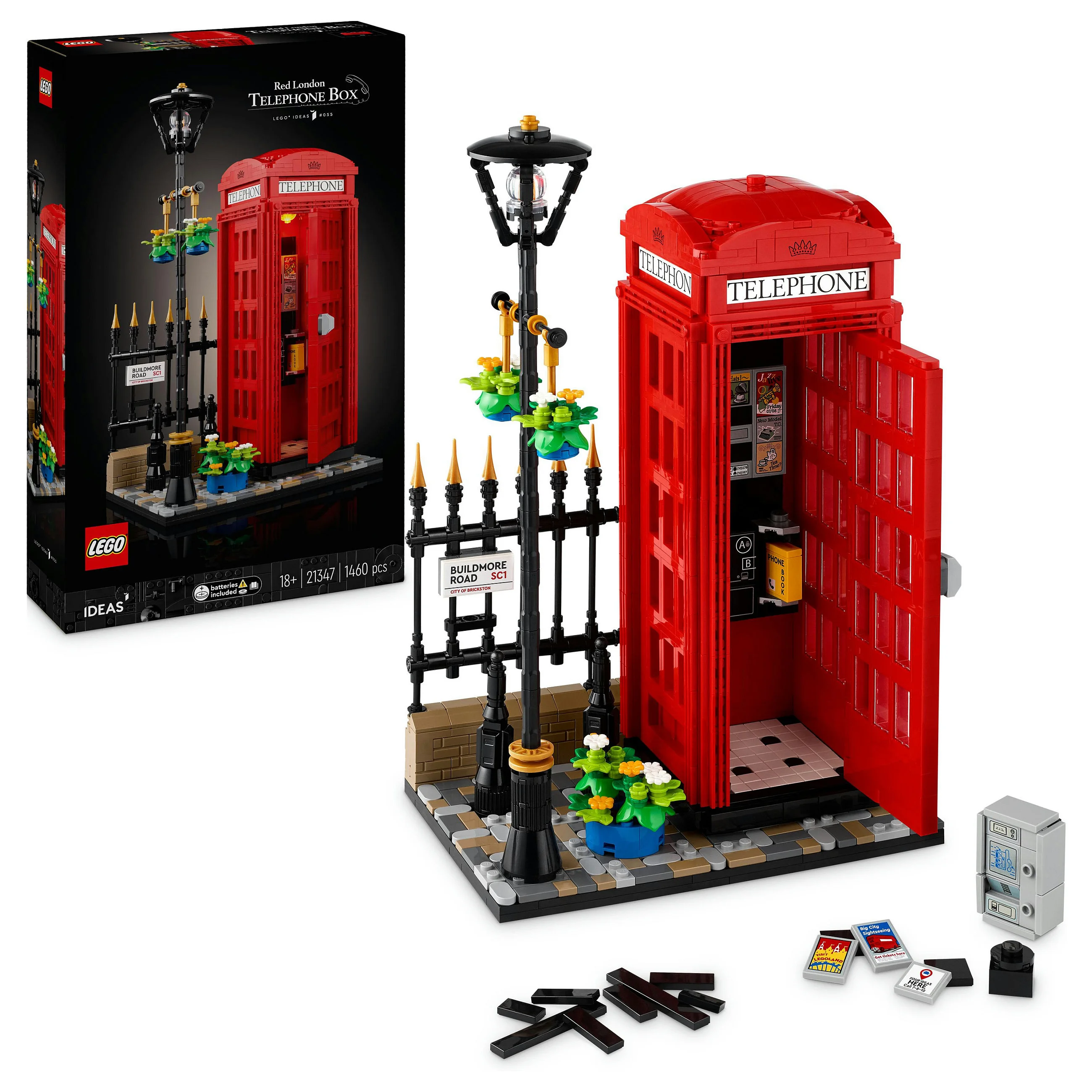 LEGO Ideas Rote Londoner Telefonzelle 21347 Spielwaren