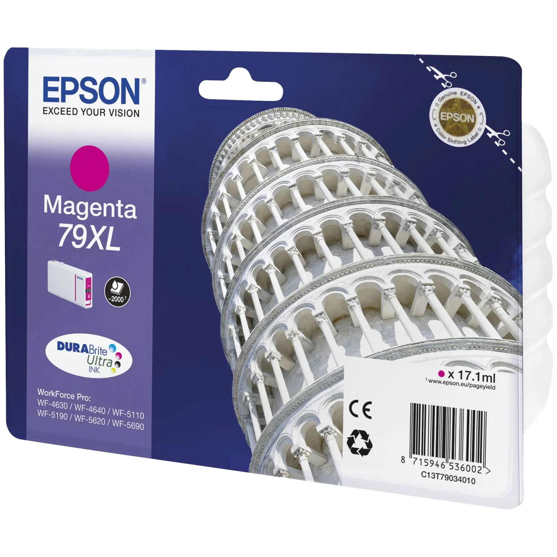 Epson Tower of Pisa Tintenpatrone 79XL Magenta Drucker & Scanner
