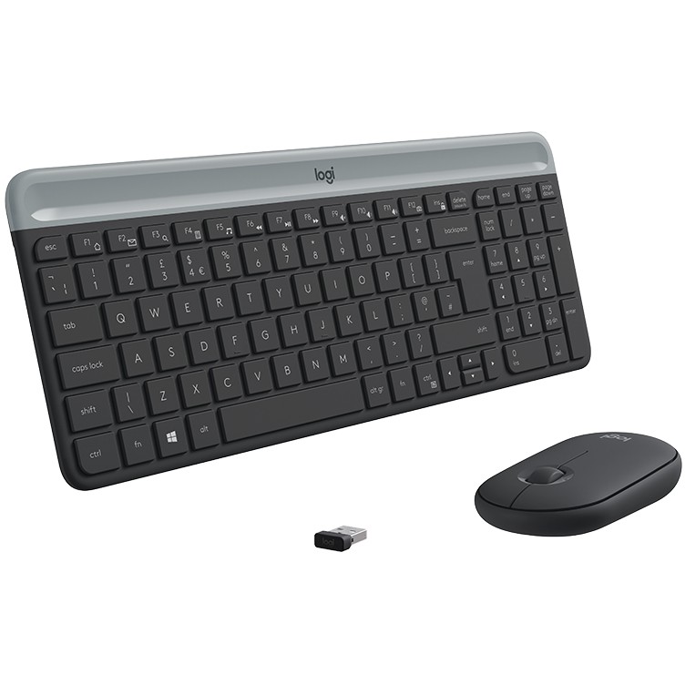 Logitech MK470 Wireless Combo Graphite US Tastaturen & Maeuse