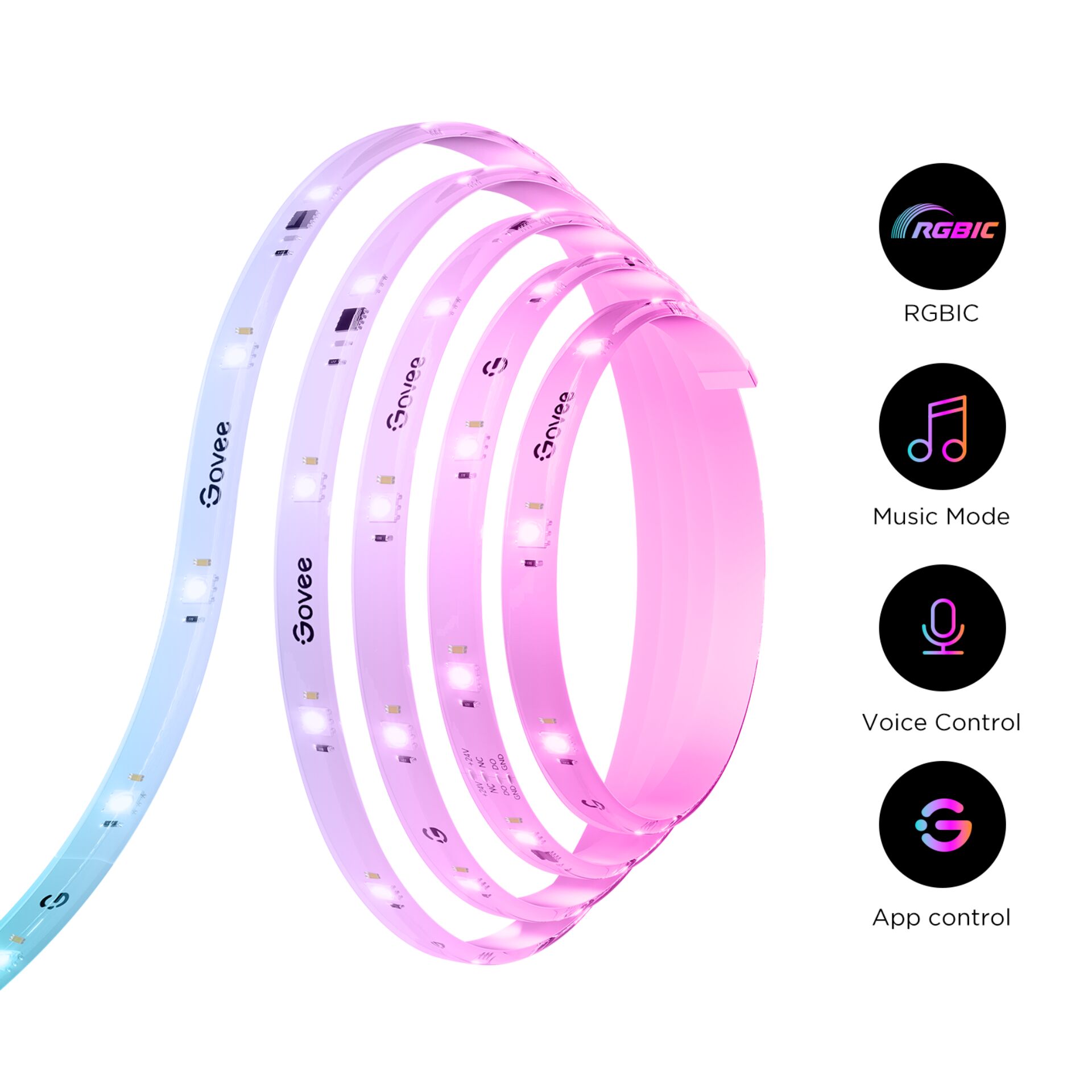 Govee Strip Light S Segmented Intelligenter Leuchtstreifen Wi Fi Bluetooth 36 W Lightstrips