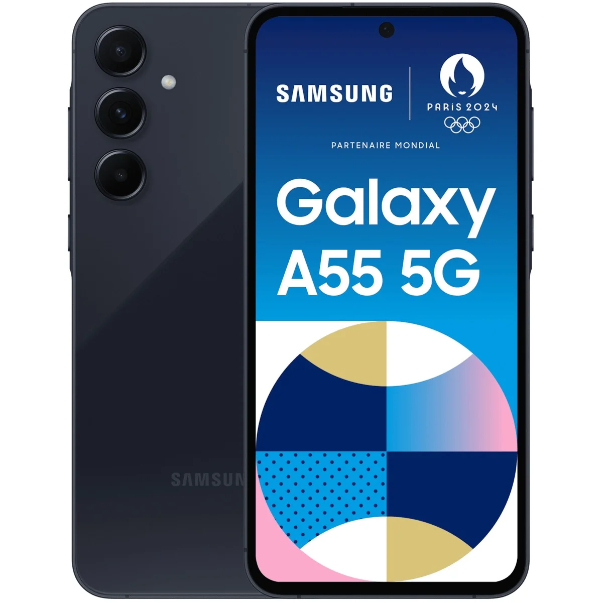 Samsung Galaxy A55 5G 16 8 cm  6 6   Hybride Dual SIM USB Typ C 8 GB 128 GB 5000 mAh Navy Handys & Tablets