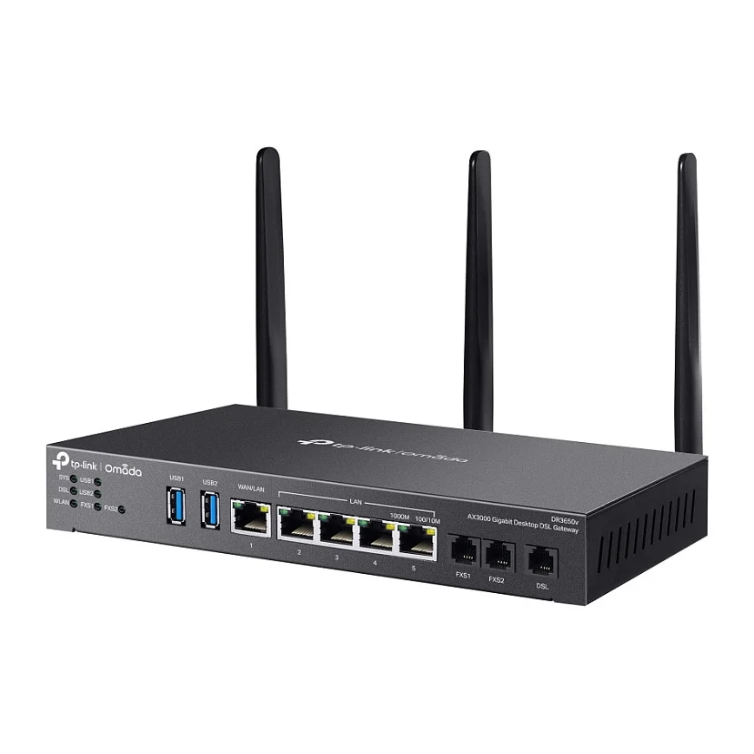 TP Link Omada DR3220v 4G WLAN Router Gigabit Ethernet Dual Band 2 4 GHz 5 GHz Schwarz