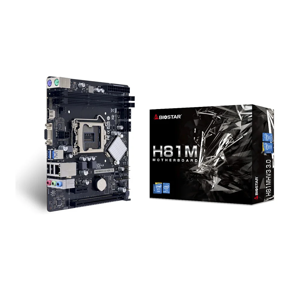 BIOSTAR H81MHV3 V3 0  H81 S1150 mATX DDR3  PC-Zubehoer