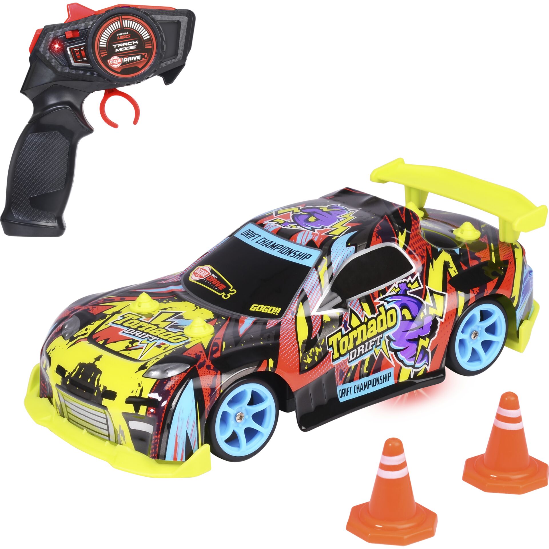Dickie RC Tornado Drift  RTR 2 4 GHz 201104007 Elektronikspielzeug