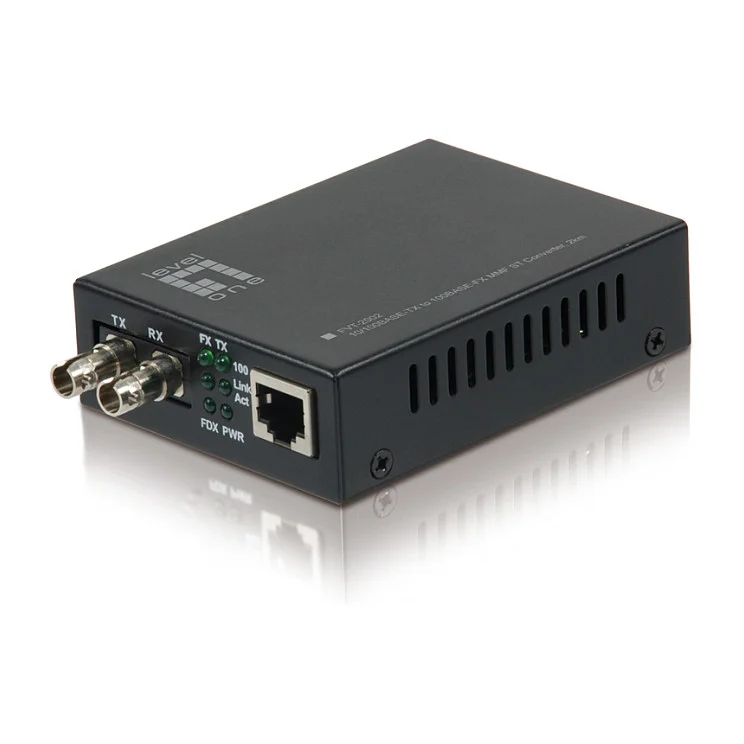 LevelOne FVT 2002 Netzwerk Medienkonverter 100 Mbit s 1310 nm Schwarz