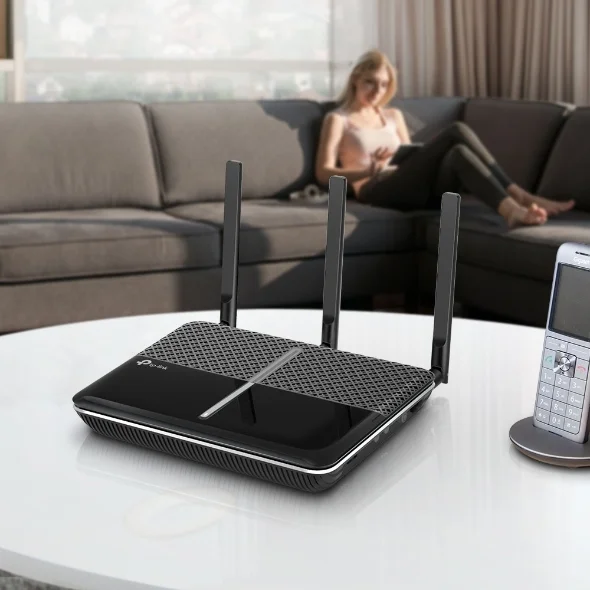 TP Link AC2100 WLAN MU MIMO VDSL ADSL Telefonie Modem Router