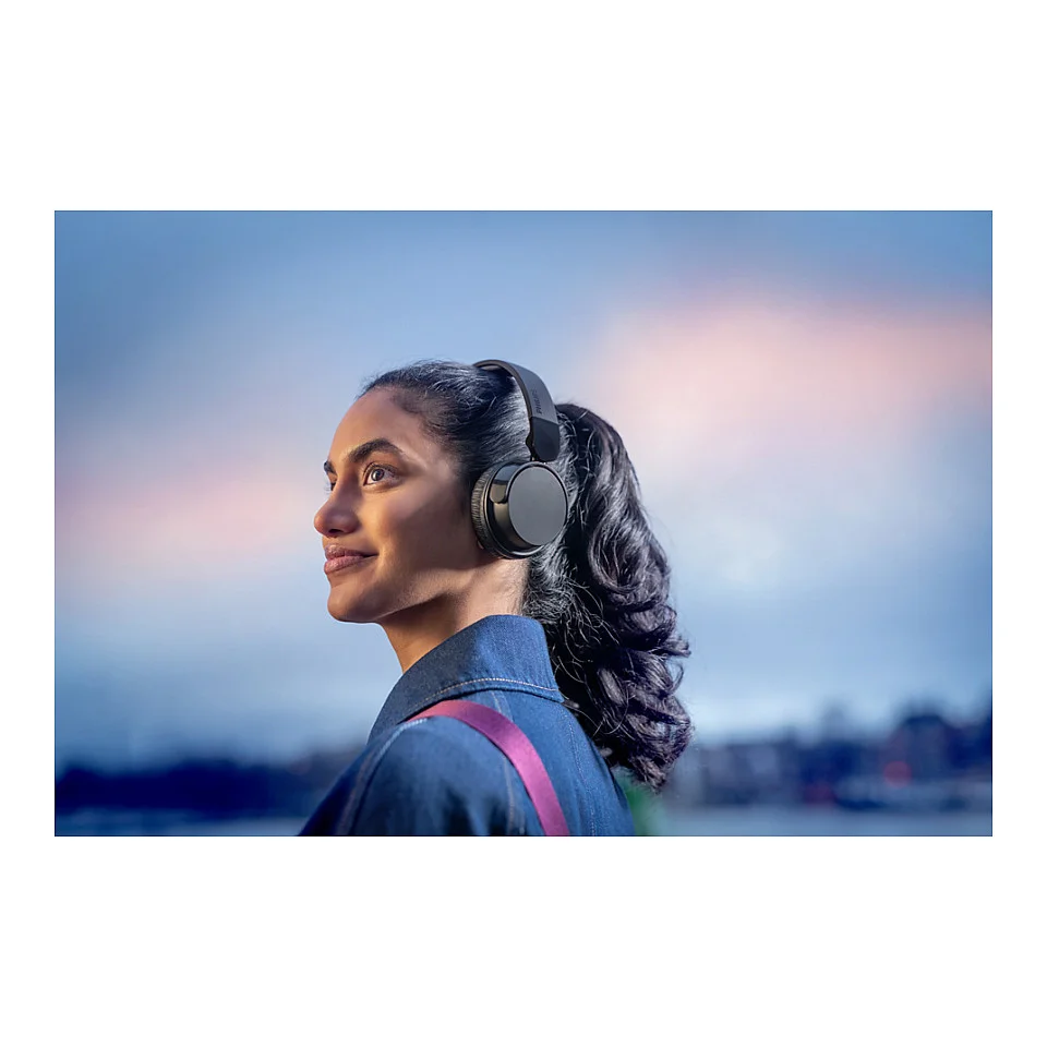 Philips 4000 series TAH4209BK 00 Kopfhoerer   Headset Kabellos Kopfband Anrufe Musik Bluetooth Schwarz Over-Ear
