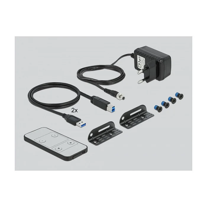 DeLOCK hdmi kvm switch 4k 60hz mit usb 3 0 und audio PC-Zubehör