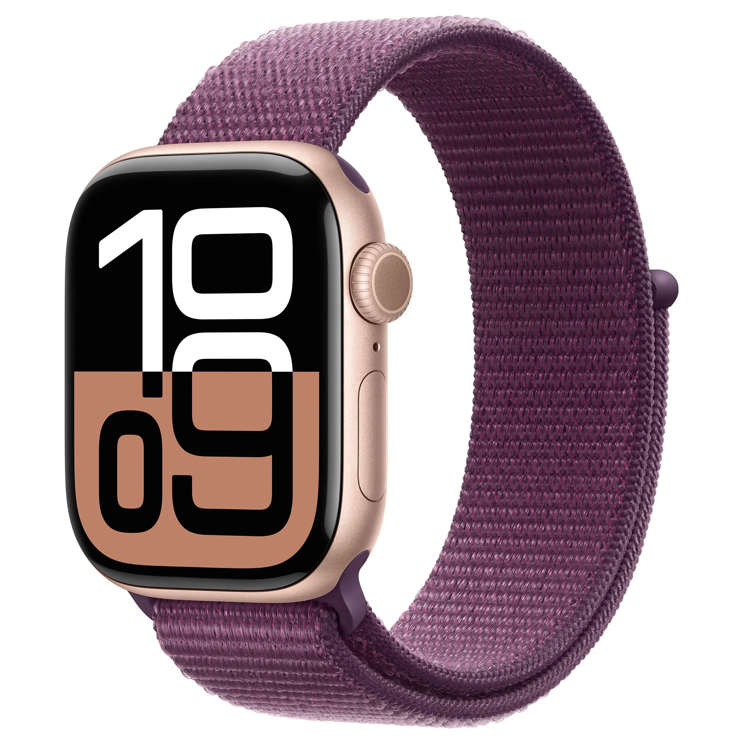 Apple watch series 10 gps   cellular 42mm rose gold aluminium case with plum sport loop Smartwatches & Fitnesstracker