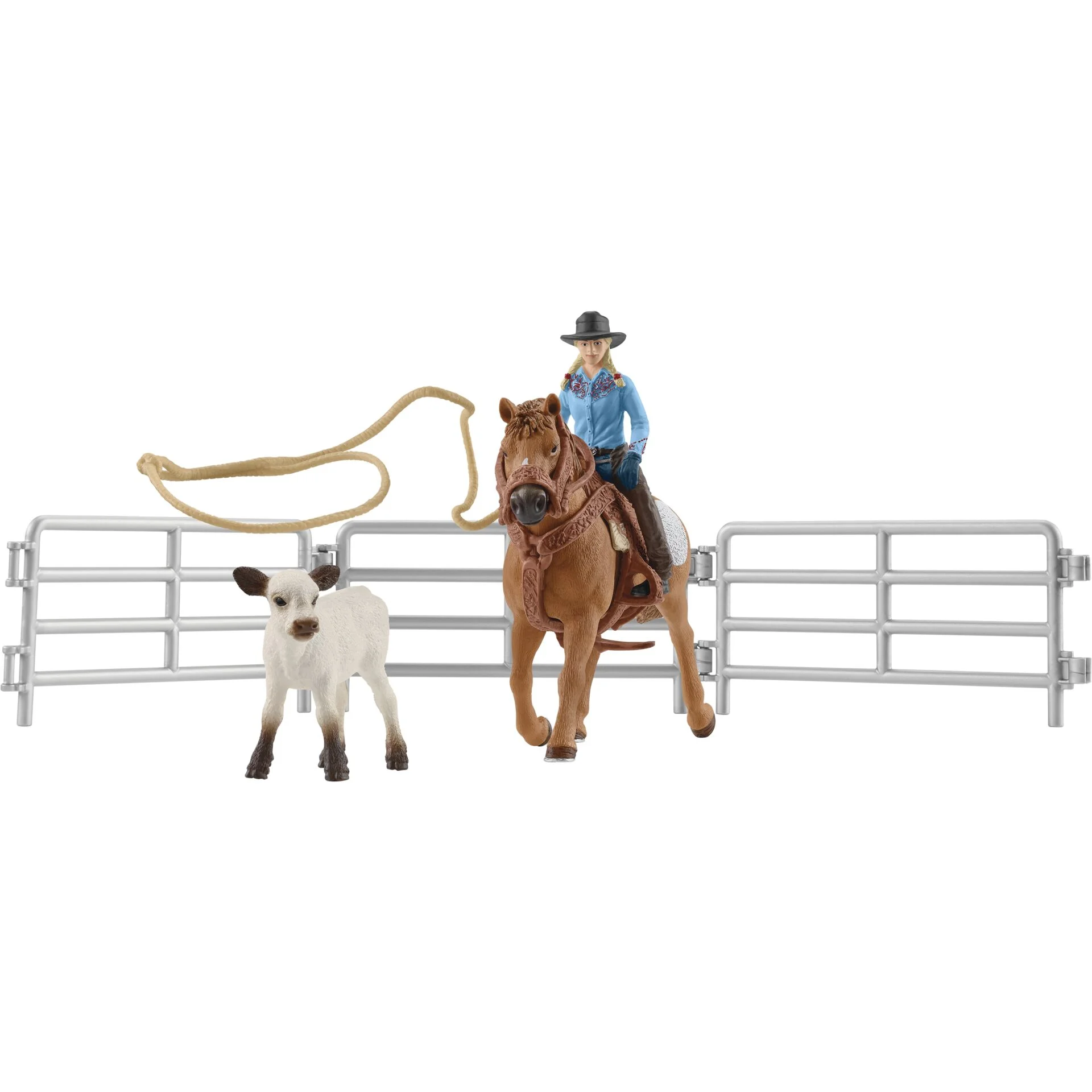 schleich Cowgirl Team Roping Fun Spielfiguren