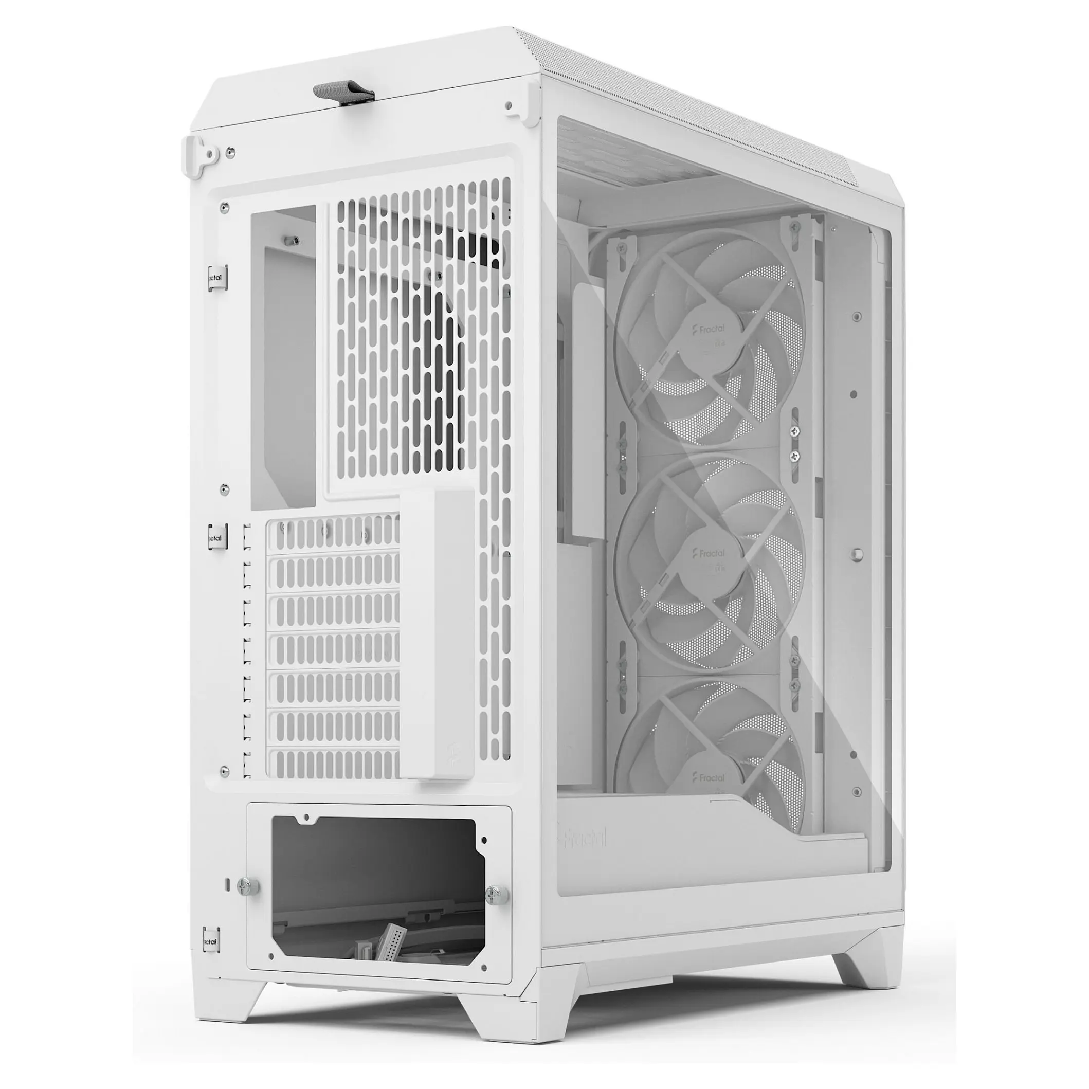 Fractal Design Midi Meshify 3 White TG Clear Tint PC-Zubehoer