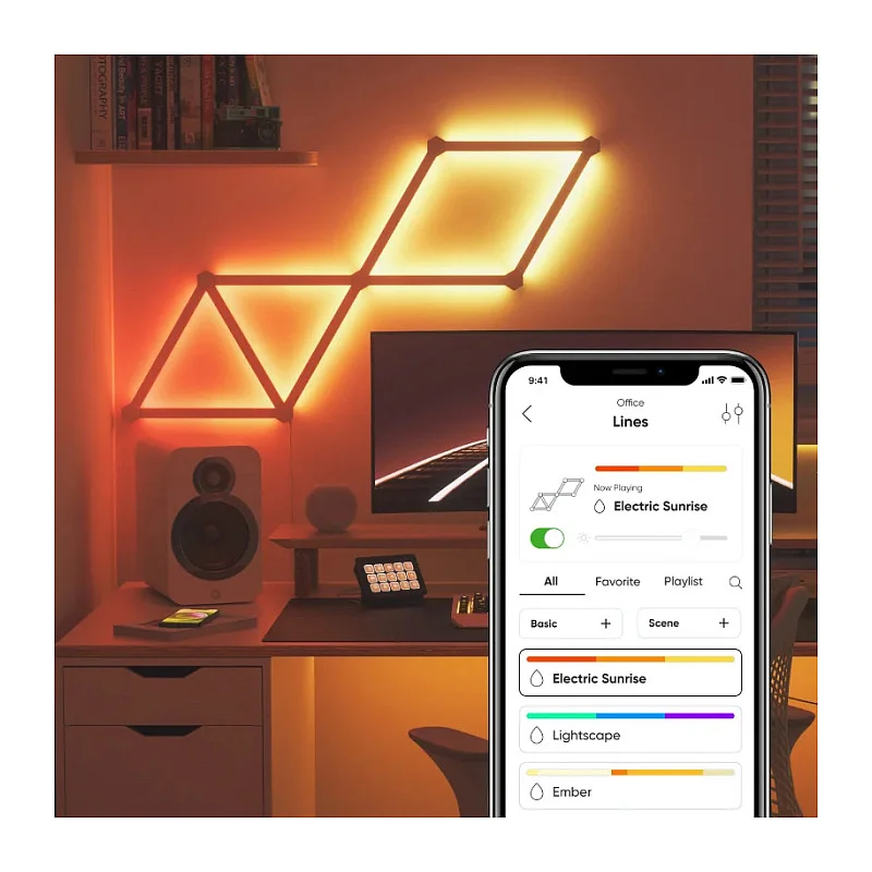 Nanoleaf Lines Starter Kit   9 PK Leuchtmittel & Lampen