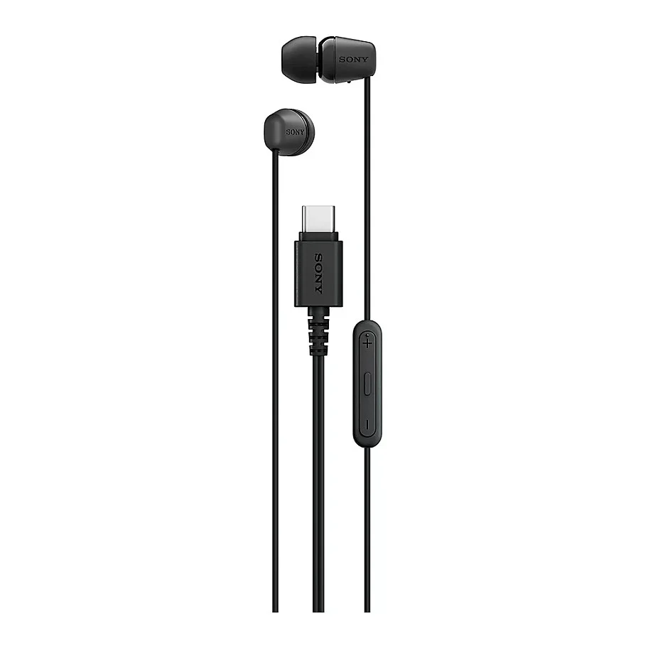 Sony IER EX15C Kopfhoerer Kabelgebunden im Ohr Anrufe Musik USB Typ C Schwarz Over-Ear