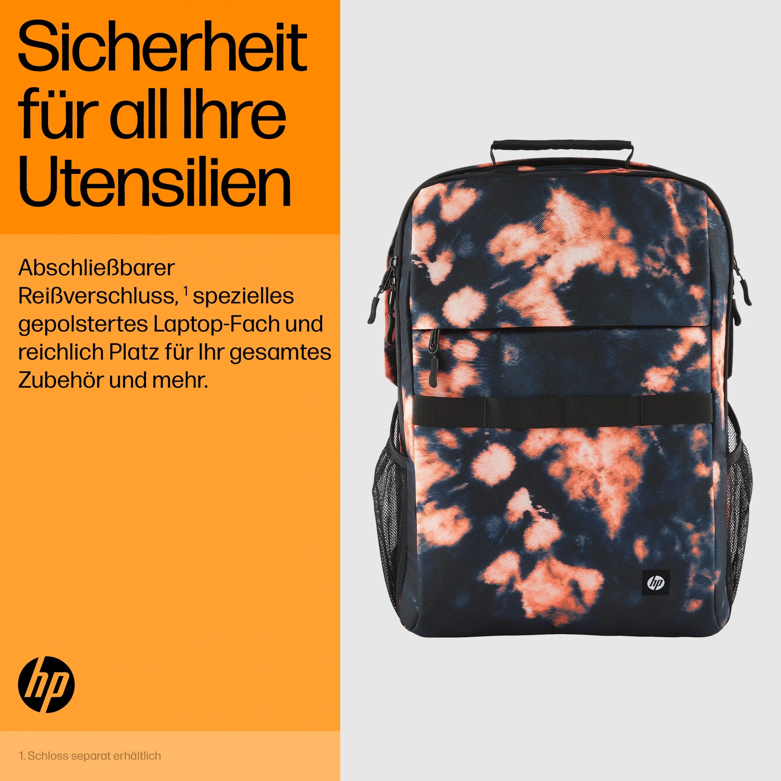 HP Campus XL Rucksack  Tie Dye  Notebook & Tablet Zubehoer