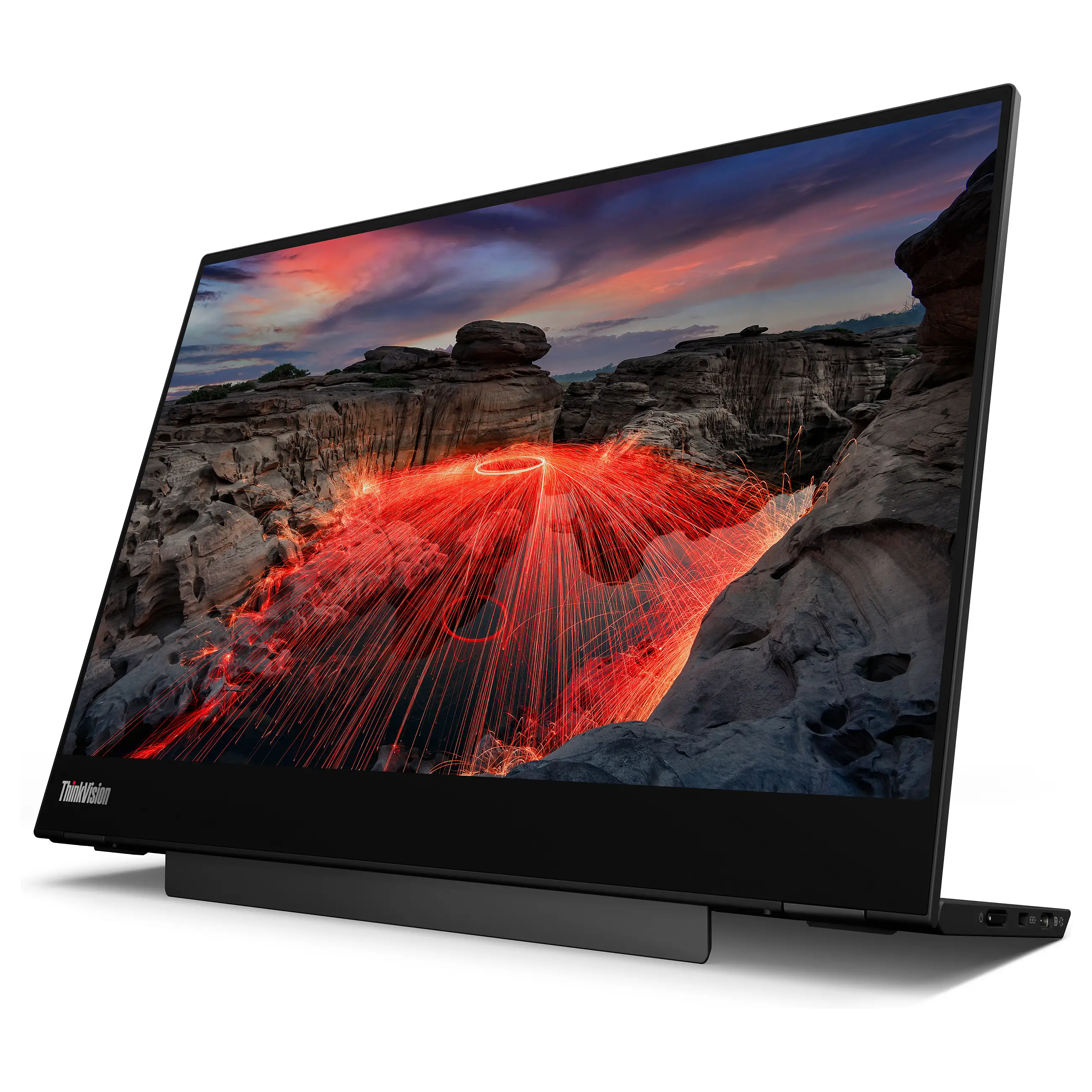 Lenovo 35 6cm 14Zoll  2240x1400  ThinkVision M14t Gen 2 IPS Touch portable 6ms 60Hz 2xUSB C Black Monitore