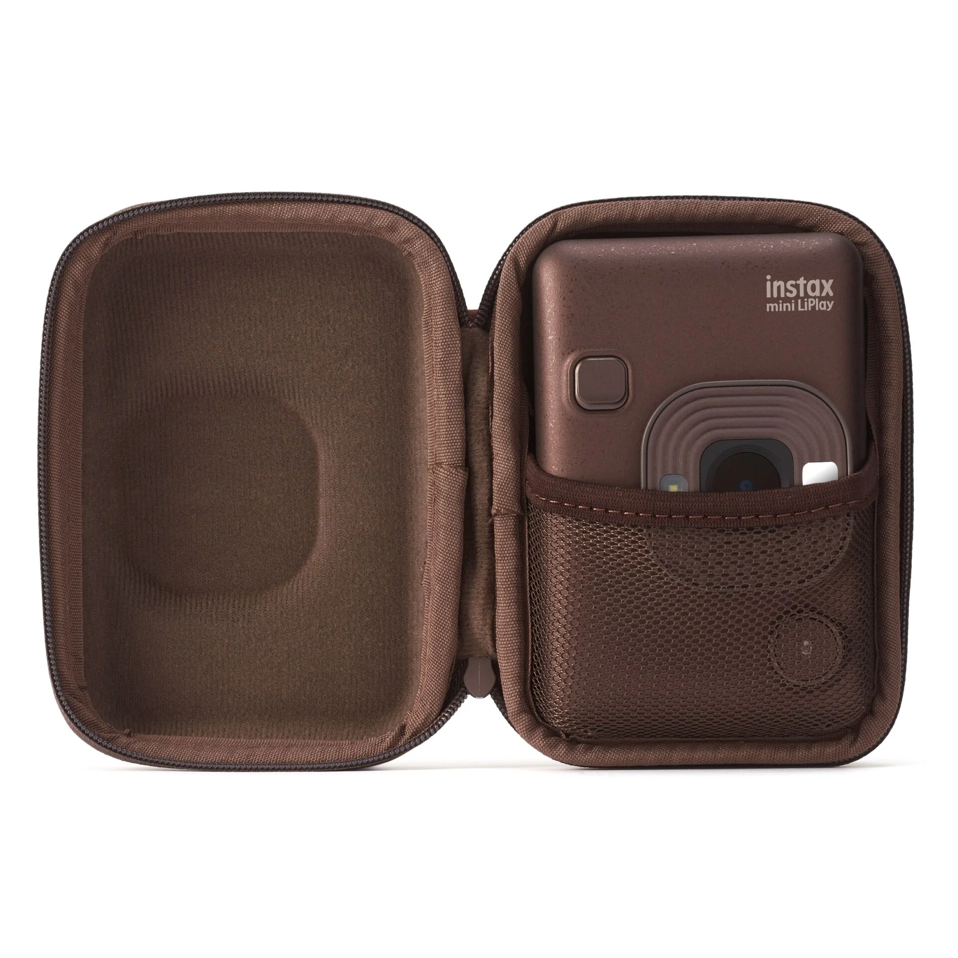Fujifilm instax mini LiPlay Tasche dunkel bronze Kamera & Foto