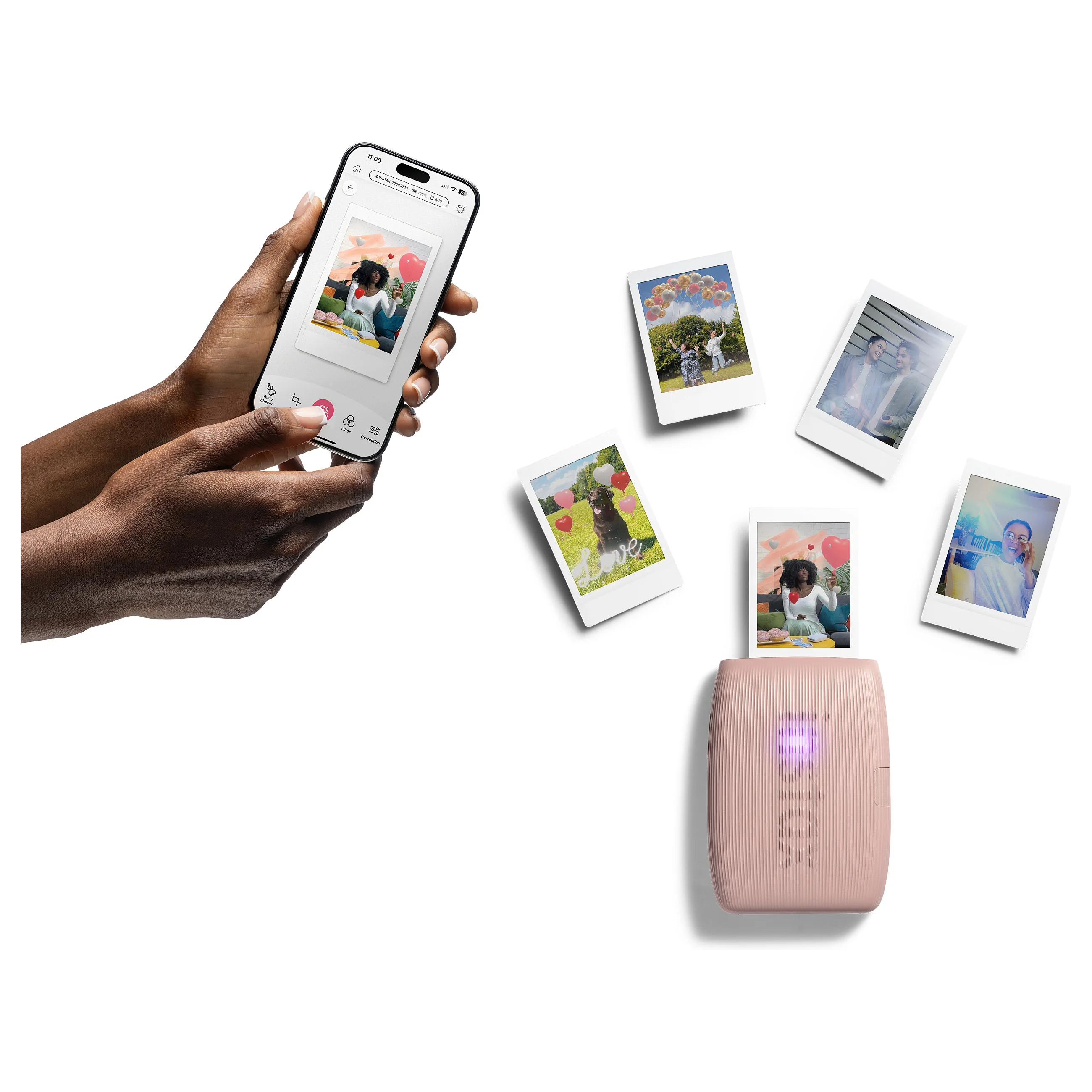 Fujifilm instax mini Link 3 EX D Rose Pink Drucker & Scanner