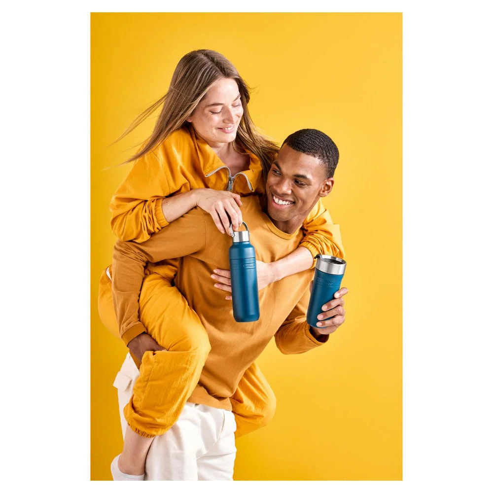 Le Creuset Trinkflasche On The Go  500 ml  Deep Teal Besteck & Aufbewahrung