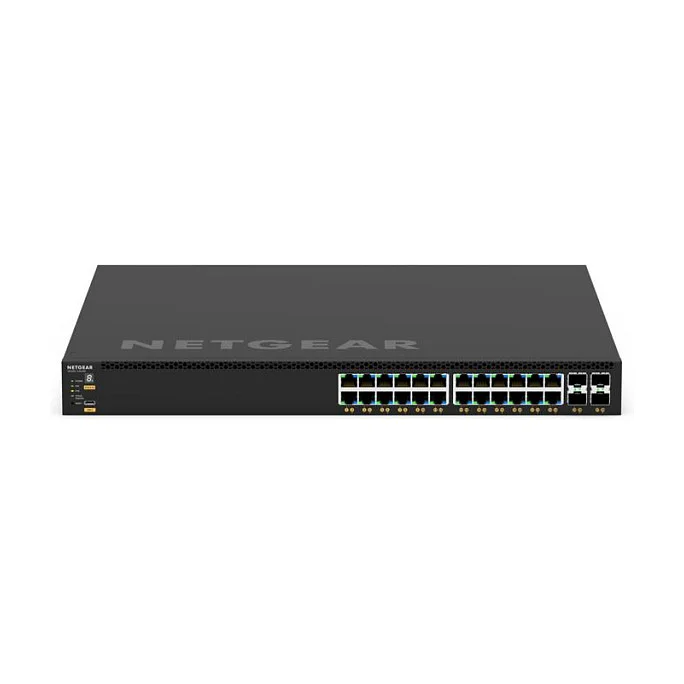 NETGEAR GSM4328 Managed L3 Gigabit Ethernet  10 100 1000  Power over Ethernet  PoE  1U Schwarz Switches