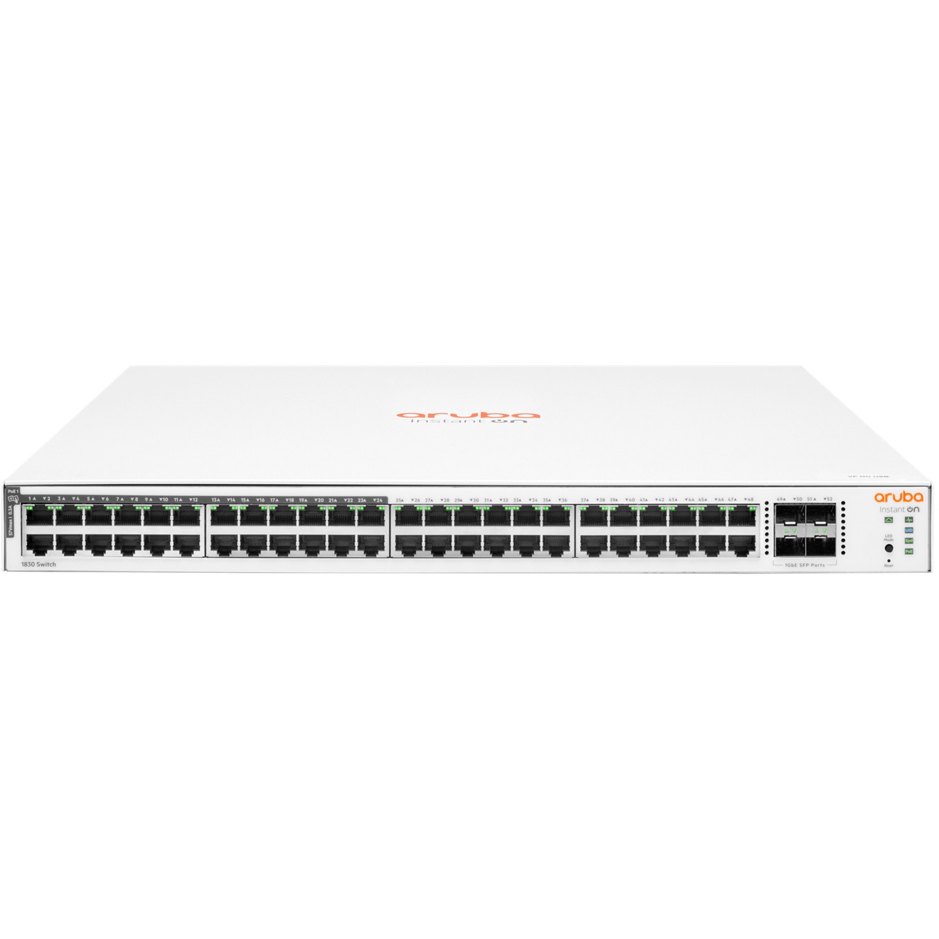 HP Enterprise 48 4P Aruba Instant On 1830 48G PoE   370W  M RM Switch Switches Netzwerk