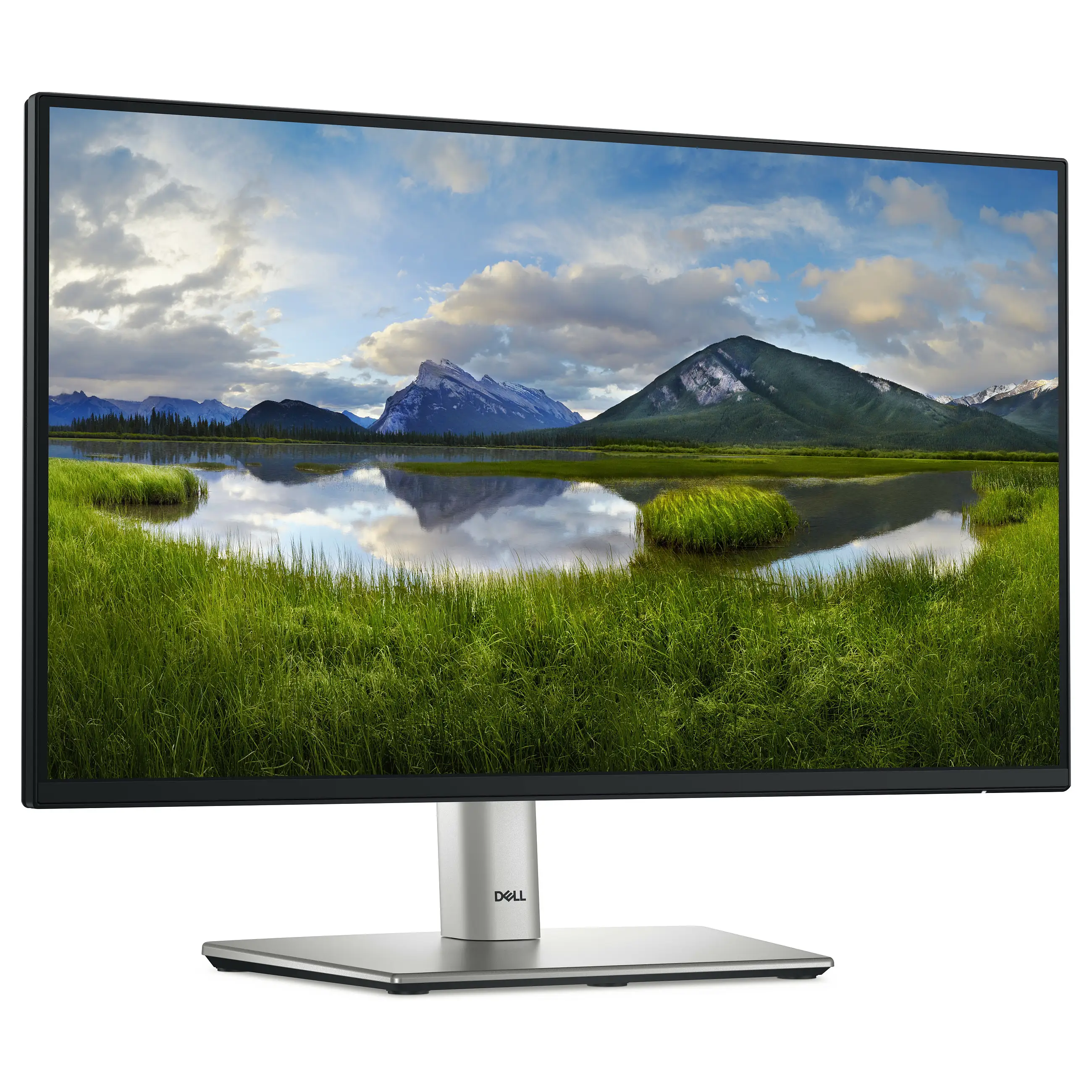 Dell 54 61cm 21 5Zoll  1920x1080   p2225h 16 9 fhd ips 5ms 100hz hdmi dp vga usb c black silver Monitore