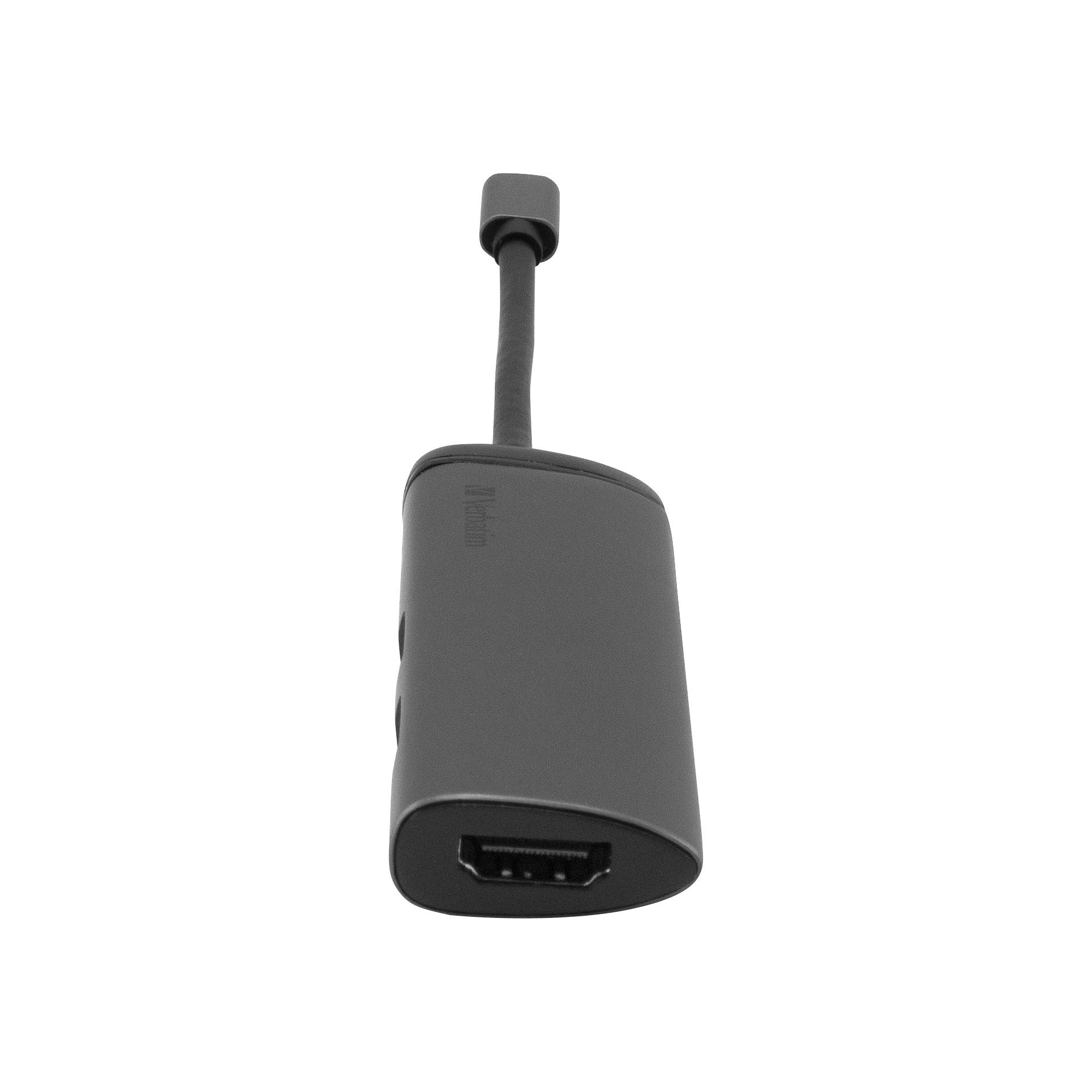 Verbatim USB C Multiport Hub USB 3 0 HDMI 2xUSB A USB C 49140 Akkus Powerbanks & Kabel