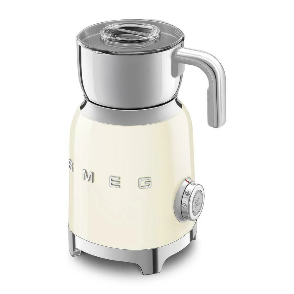 SMEG Induktions Milchaufschaeumer  creme Kuechenkleingeraete