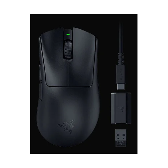 Razer DeathAdder V3 Hyperspeed wireless Gaming Mouse black Tastaturen & Maeuse