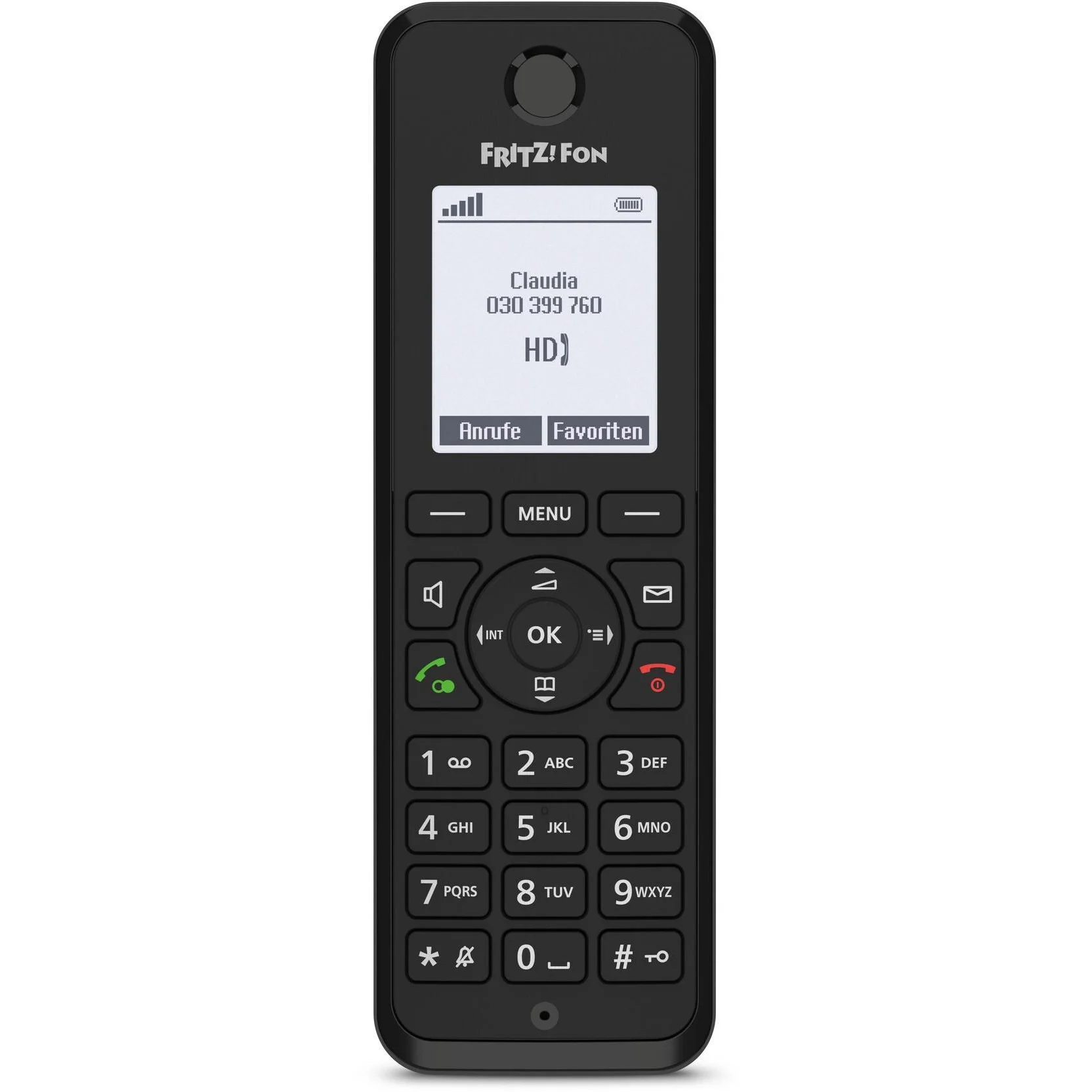 Fon M3 DECT Telefon Anrufer Identifikation Schwarz
