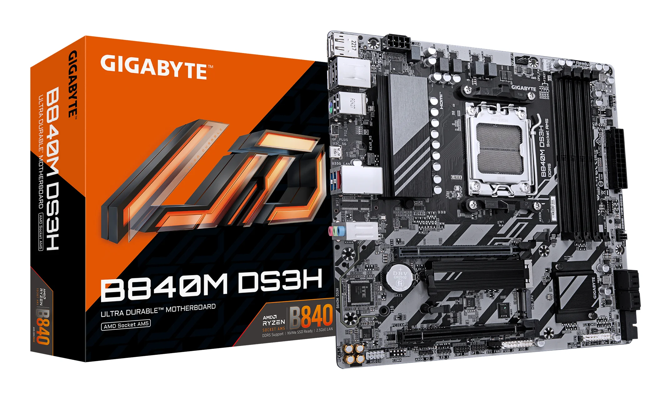 Gigabyte B840M DS3H  B840 AM5 mATX DDR5  PC-Zubehoer